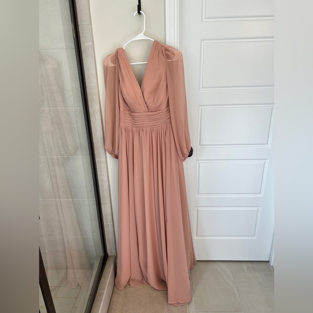 Loyeloy princess chiffon V-neck dress